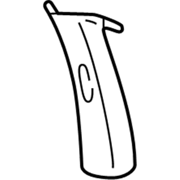 Chevy 15020741 Pillar Trim
