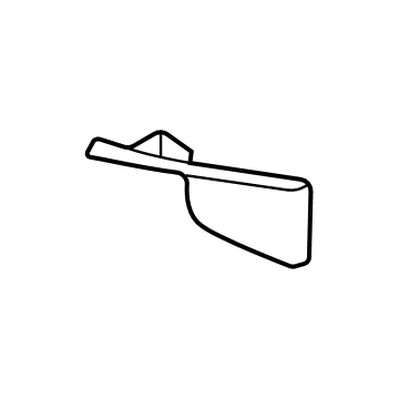 GM 84839547 Air Deflector, Front Driver Side 84839547 GM Air Deflector, Front Driver Side Illustration 1 of 1