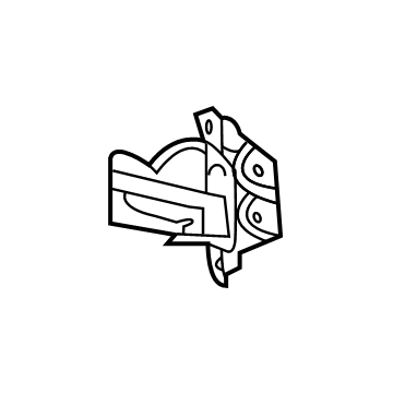 84708909 GM Extension, Front Inner Passenger Side Illustration 1 of 1