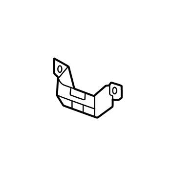 85131217 GM Front Camera Bezel, Black Illustration 1 of 1