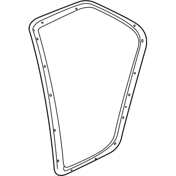 Pontiac Grand Am Weather Strip - 15147501
