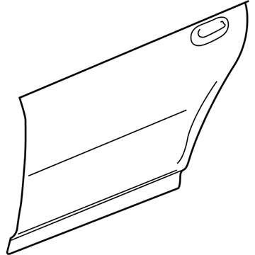 22643607 GM Outer Panel, Driver Side Illustration 1 of 1