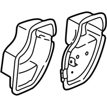 GM 10446506 Compartment Box, Driver Side 10446506 GM Compartment Box, Driver Side Illustration 1 of 1