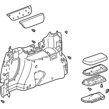 19178618 GM Lower Trim Panel Illustration 1 of 1