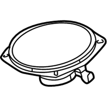 Saturn 21024449 Front Driver Speaker
