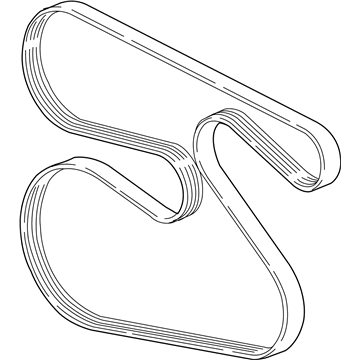 Chevy Blazer V-Belt - 12649097