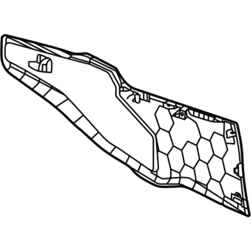 GM 42749832 Side Panel, Passenger Side 42749832 GM Side Panel, Passenger Side Illustration 1 of 1