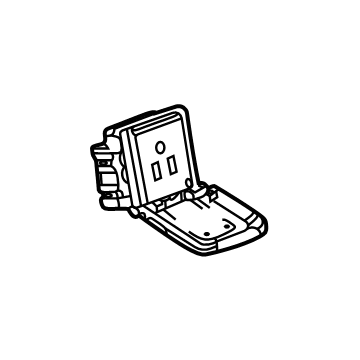 GM 22943127 Power Outlet, Black 22943127 GM Power Outlet, Black Illustration 1 of 1