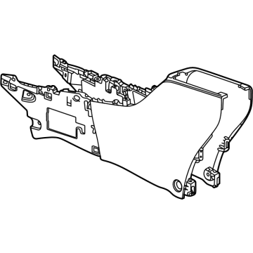 42708823 GM Center Console Illustration 1 of 1