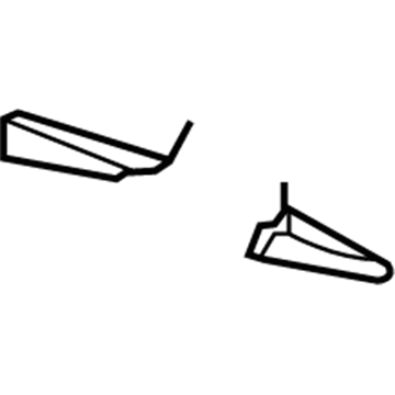 GM 10349264 Panel Extension, Passenger Side 10349264 GM Panel Extension, Passenger Side Illustration 1 of 1