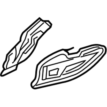 15951948 GM Panel Brace, Passenger Side Illustration 1 of 1