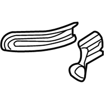 GM 10328619 Front Brace, Passenger Side 10328619 GM Front Brace, Passenger Side Illustration 1 of 1