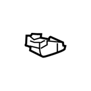 GM 10257866 Mount Bracket, Front Passenger Side 10257866 GM Mount Bracket, Front Passenger Side Illustration 1 of 1
