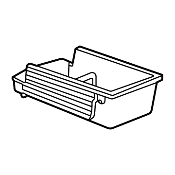 GM 42721700 Storage Tray, Jet Black 42721700 GM Storage Tray, Jet Black Illustration 1 of 1