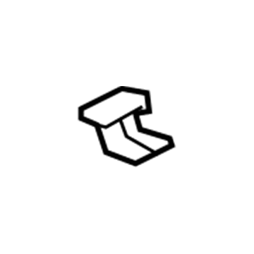 GM 10320549 Rear Floor Pan Brace, Driver Side 10320549 GM Rear Floor Pan Brace, Driver Side Illustration 1 of 1