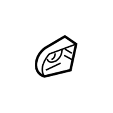 GM 13587840 Handle, Outside Cap, Driver Side 13587840 GM Handle, Outside Cap, Driver Side Illustration 1 of 1