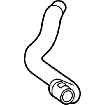 GM 23499259 Upper Hose 23499259 GM Upper Hose Illustration 1 of 1