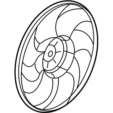 Chevy Equinox Cooling Fan Assembly - 19129814