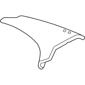 Buick 10411045 Upper Quarter Trim