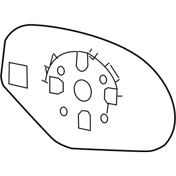 Chevy 25829663 Mirror Glass