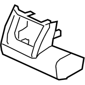 GM 84795536 Air Vent Cover, Black; Silver, Driver Side 84795536 GM Air Vent Cover, Black; Silver, Driver Side Illustration 1 of 1