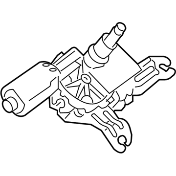 15949229 GM Wiper Motor, Rear Illustration 1 of 1