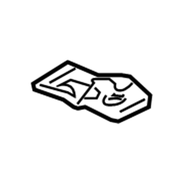 GM 15799990 Lock Plate 15799990 GM Lock Plate Illustration 1 of 1