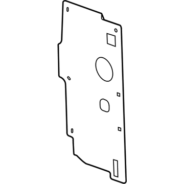 20968480 GM Side Seal, Upper Passenger Side Illustration 1 of 1