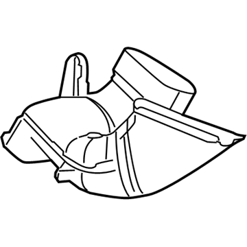 GM 13343580 Inlet Duct 13343580 GM Inlet Duct Illustration 1 of 1