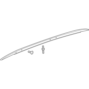 GM 84228496 Side Rail, Silver, Passenger Side 84228496 GM Side Rail, Silver, Passenger Side Illustration 1 of 1