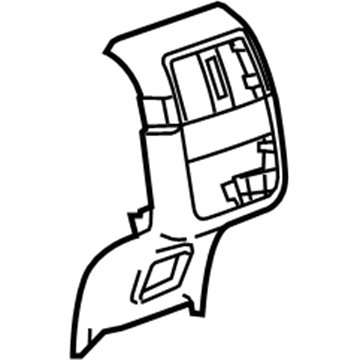 GM 90904954 Rear Trim 90904954 GM Rear Trim Illustration 1 of 1