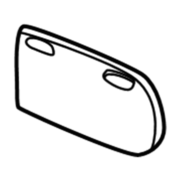 GM 88895139 Storage Cover, Rear Driver Side 88895139 GM Storage Cover, Rear Driver Side Illustration 1 of 1