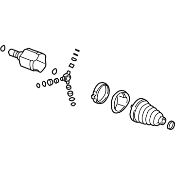 GM 22724177 Inner CV Joint, Rear 22724177 GM Inner CV Joint, Rear Illustration 1 of 1
