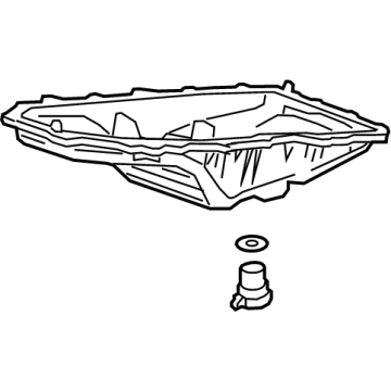GM 55511566 Oil Pan 55511566 GM Oil Pan Illustration 1 of 1
