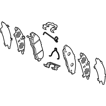 Chevy Traverse Limited Brake Pads - 85619135