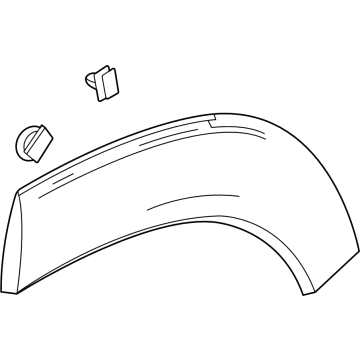 Chevy 42856548 Wheel Opening Molding