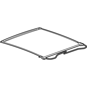 GM 23298176 Sunshade, Titanium 23298176 GM Sunshade, Titanium Illustration 1 of 1