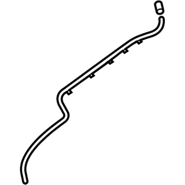 GM 20835435 Front Hose, Driver Side 20835435 GM Front Hose, Driver Side Illustration 1 of 1
