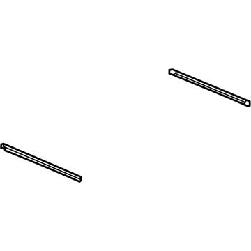 GM 20805904 Fixed Glass Side Seal, Passenger Side 20805904 GM Fixed Glass Side Seal, Passenger Side Illustration 1 of 1