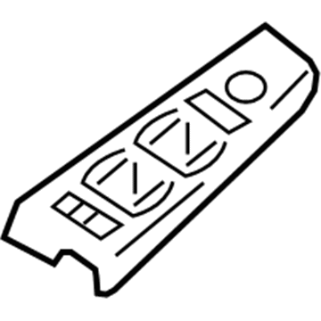 Chevy 22910936 Window Switch Bezel