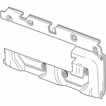 GM 23394506 Insulator Pad, Rear 23394506 GM Insulator Pad, Rear Illustration 1 of 1