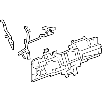GM 25880041 Instrument Housing 25880041 GM Instrument Housing Illustration 1 of 1