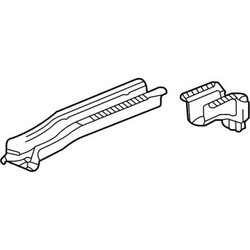 GM 84257713 Lower Rail, Rear Passenger Side 84257713 GM Lower Rail, Rear Passenger Side Illustration 1 of 1