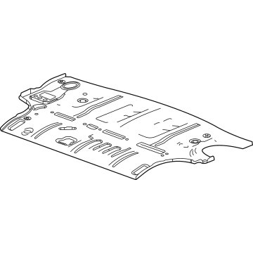 GM 86772939 Rear Floor Pan 86772939 GM Rear Floor Pan Illustration 1 of 1