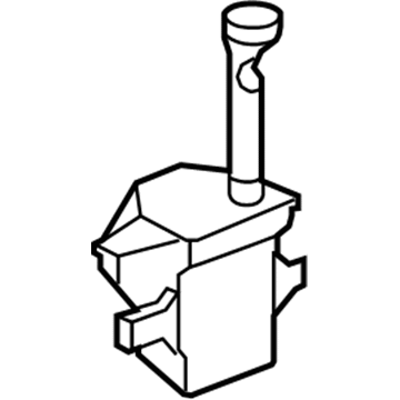 GM 92164620 Expansion Tank 92164620 GM Expansion Tank Illustration 1 of 1