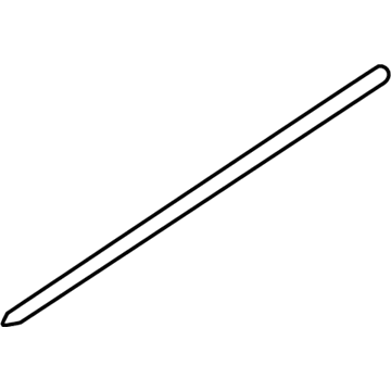 GM 92280414 Lower Weatherstrip 92280414 GM Lower Weatherstrip Illustration 1 of 1
