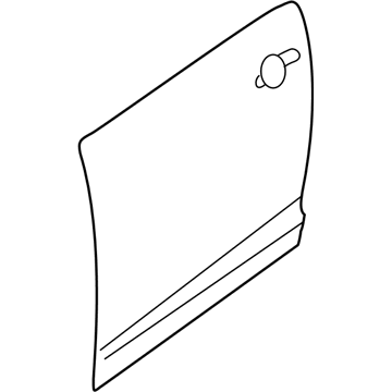 GM 92457477 Outer Panel 92457477 GM Outer Panel Illustration 1 of 1
