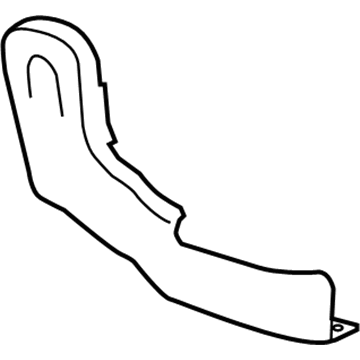 GM 22791354 Cushion Shield, Rear Driver Side 22791354 GM Cushion Shield, Rear Driver Side Illustration 1 of 1