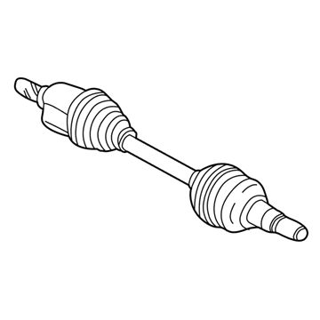 22711827 GM Axle Assembly, Front Driver Side Illustration 1 of 1