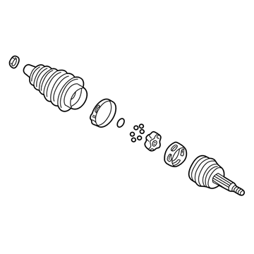 GM 22720721 Outer CV Joint 22720721 GM Outer CV Joint Illustration 1 of 1